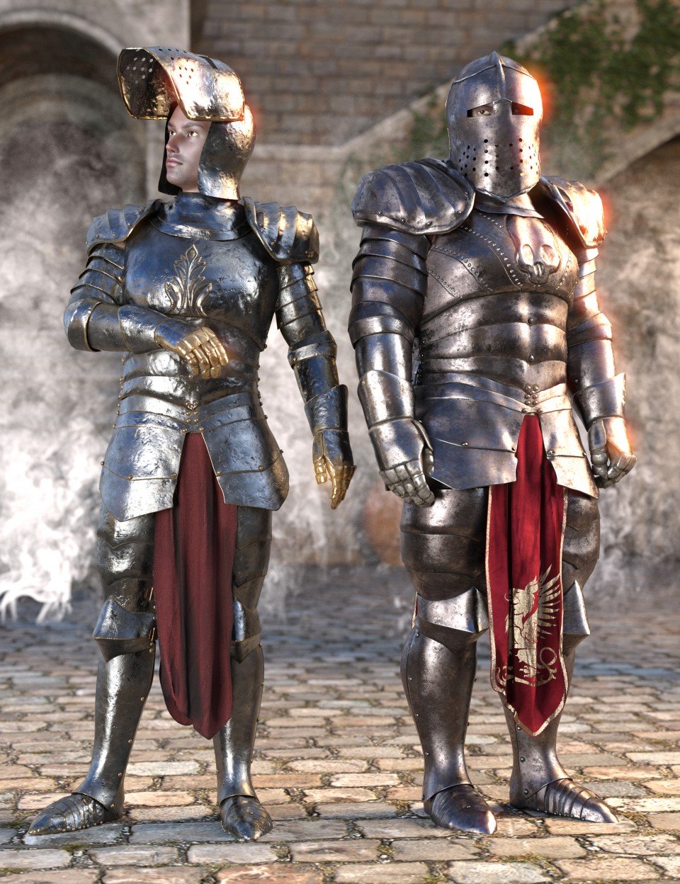 Dforce服 ダイナミックファンタジーアーマーセット Dforce Morphing Fantasy Armor Genesis 8 Male Dazカテゴリ一覧