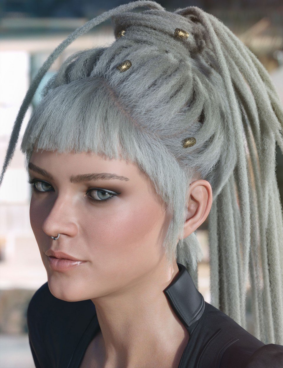 Dforce髪 さらさら前髪のドレッドポニーテール Dforce Cyd Hair For Genesis 3 And 8 Female S Dazカテゴリ一覧