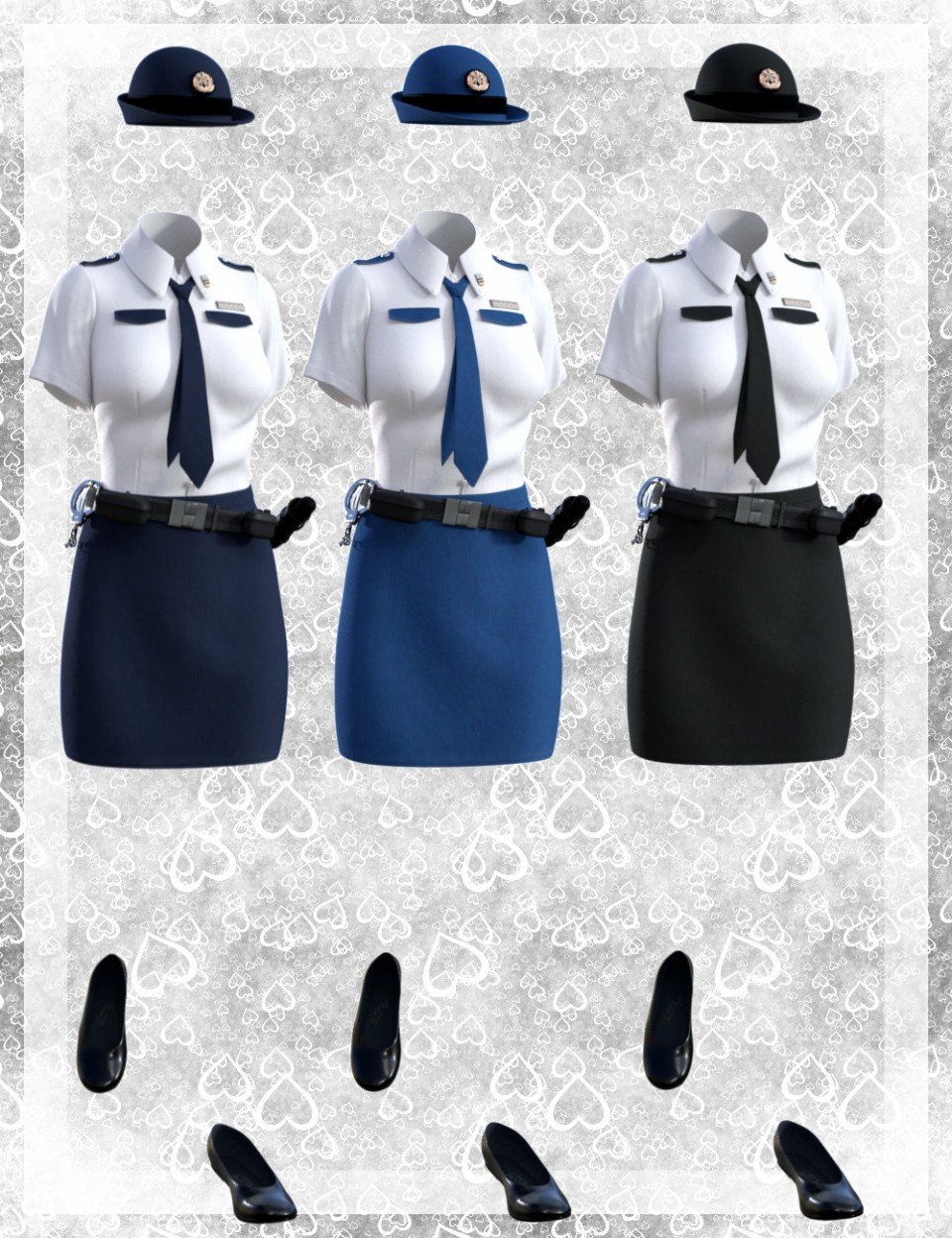 Dforce服 婦警の制服 Dforce Police Uniform For Genesis 8 Female S Dazカテゴリ一覧
